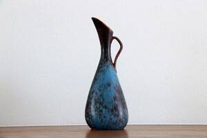 Gunnar Nylund グンナーニールンド Rorstrand ロールストランド フラワーベース 花器 ブルー/北欧 アンティーク ヴィンテージ 骨董 花瓶