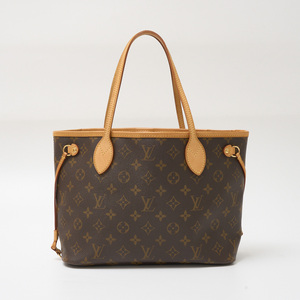 LOUIS VUITTON ルイヴィトン ネヴァーフル PM M40155 ハンド トートバッグ モノグラム・キャンバス×レザー ブラウン レディース