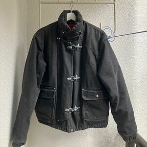 ファイヤーマン デニム ジャケット polo ラルフローレン ヴィンテージ vintage sport country 92 93 ブラック 黒 レア 希少