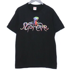 SUPREME 18SS Tentacles Tee Sサイズ ブラック シュプリーム タコプリントTシャツ