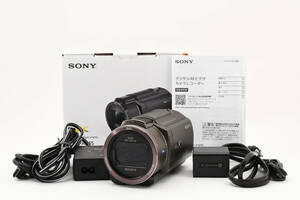 【良級】 SONY FDR-AX45 デジタル ビデオ カメラ 4K ハンディカム ブロンズ ブラウン ソニー #5714