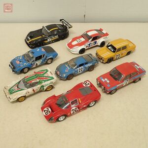 製作品 タミヤ他 1/24等 メルセデス AMG GT-3/フォード エスコート/アルピーヌ ルノー A110 他 計8点セット 破損有 ジャンク【20