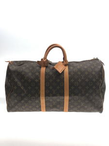 LOUIS VUITTON◆キーポル55_モノグラム_BRW/PVC/BRW