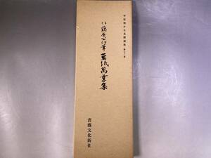 平安朝かな名蹟選　第21巻 伝藤原公任筆　藍紙萬葉集　書芸文化新社