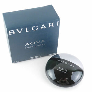 未使用 BVLGARI ブルガリ アクア プールオム 香水 50ml オードトワレ BM8882