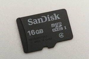 16GB microSDHCカード SanDisk 