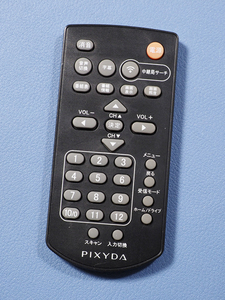 PIXYDA　カーテレビ用リモコン （型番不明）