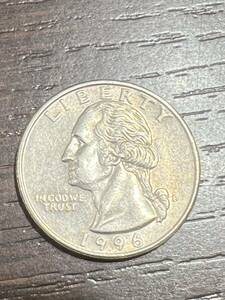 アメリカ 1996 25セント/クォーターダラー 硬貨 外国コイン 硬貨 アンティーク コレクション 流通/現状品 送84 同梱可