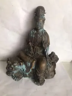 佛像古董，「大明宣德年製」在銘，高2⃣️9⃣️cm，重3800克