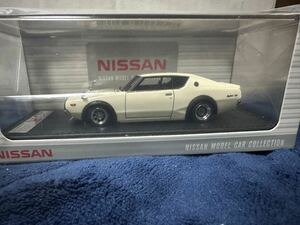 1円スタート！！日産純正　希少　Nissan Skyline 2000 GT-R (KPGC110 White)イグニッションモデル 絶版 ミニカー ignition model ケンメリ