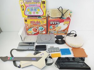 [BR-258] ジャンク プレイステーション タタコン ポップンコントローラー 他 ゲーム本体・周辺機器 まとめ ジャンク