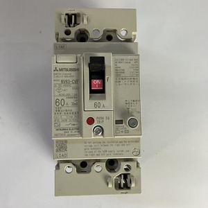 送料無料!!　三菱電機　ブレーカー　NV63-CVF　3P　60A　中古品　【2300700029】