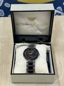 【s3102】ROYAL ARMANY ロイヤルアルマーニ　腕時計　CC-M003　国産クォーツ　中古現状品