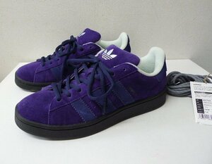 ◆国内正規 adidas アディダス 27.5cm 美品箱付き 柴田ひかり IG1721 CAMPUS 00s HIKARI SHIBATA 26.5cm パープル スウェード ニーカー