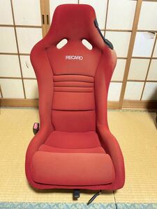 【超希少！】マツダ 純正 カーボン RECARO レカロ シート FD3S RX-7 タイプRZ 限定車 カーボンケブラー フルバケットシート 助手席 レッド