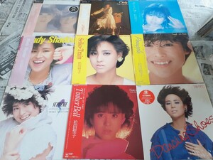 アイドルのLP71枚BOX2組+おまけLD付まとめて！松田聖子マスターサウンド盤有中森明菜沢田聖子菊池桃子西村知美ほか