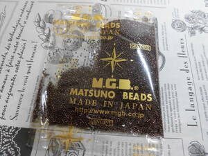 MATSUNO　BEADS　M.G.B　特小　ブロンズ系　100g以上　②