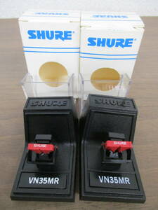e9-4（SHURE VN35MR 交換針）2個セット シュアー レコード針 ターンテーブル オーディオ 音響機器 動作未確認 現状品
