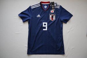 【新品】アディダス　DRN93　サッカー日本代表 ホームレプリカユニフォーム半袖 No9メンズM