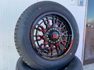 10月発送 Jeep JK/JL ラングラー スタッドレス SAILUN WST3 265/70R17 17インチ 新品 タイヤホイールセット 1台分 ノーマル車高対応