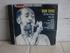 DON BYAS 〇● All The Things You Are CD ●〇 ドン・バイアス ジャズ JAZZ 輸入盤 CD