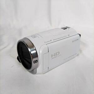 SONY Handycam ソニー ハンディカム HDR-CX680 22年製 ホワイト デジタルビデオカメラ バッテリー 動作未確認 KB2204