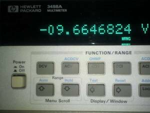 ＨＰ　３４５８Ａ　８桁半マルチメータ　高確度最適調整済・出荷時高確度再校正・校正書類・８年間の経年変化データ付　安心の送料無料