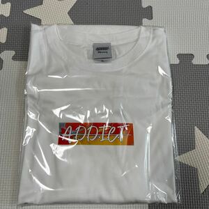 ［新品未使用］A.D.D.I.C.T アディクト Tシャツ BOXLOGO ボックスロゴ サイズ XL addict 未開封 ホワイト 