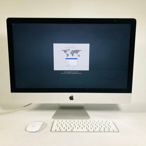 ジャンク iMac Retina 5K 27インチ (Late 2015) Core i5 3.3GHz/16GB/FD 3.12TB MK482J/A