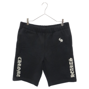 CHROME HEARTS クロムハーツ Y NOT SLO RIDE Sweat Shorts ワイノットスローライドスウェット ハーフパンツ ロゴ刺繍 ブラック