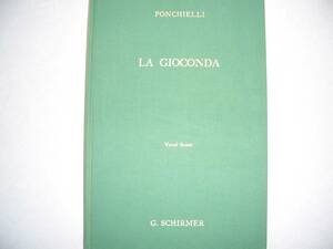 ●シャーマー／ヴォーカルスコア　ポンキェルリ：オペラ『ジョコンダ』