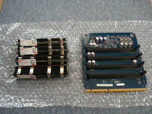 中古 Apple Memory RiserCard 820-2178-B + Komputerbay PC2-6400F 240-Pin DDR2 4G*4枚 ジャンク扱い