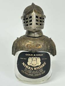  【空瓶】 ボトルカバー NIKKA WHISKY ニッカウイスキー ニッカ ウイスキー G&G 騎士 甲冑 鎧 コレクション ニッカウヰスキー ボトル
