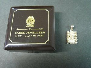 ESA-54572-45 SAEED JEWELLERS SMS 800 アクセサリー ペンダントトップ ケース付き