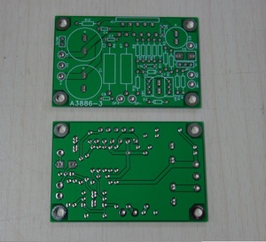 LM3886TF採用オーディオパワーアンプ自作用プリント基板（DCアンプ構成，パラレル/ブリッジ構成可）