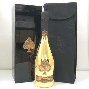 1円〜 未開栓 ARMAND DE BRIGNAC アルマン・ド・ブリニャック ブリュット ゴールド シャンパン 750ml 12.5% ケース付き