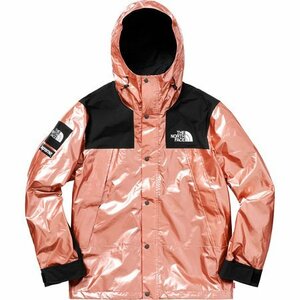 即決 supreme north Metallic Mountain Parka PINK M