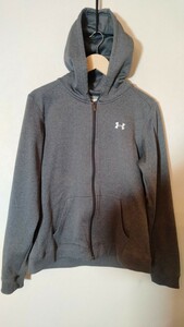 アンダーアーマー ジップアップフリースパーカー レディース Lサイズ LGサイズ UNDER ARMOUR スウェットシャツ