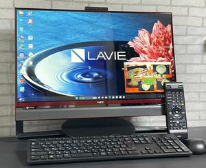 ★☆フルセット！リフレッシュPC☆★Win11！3波TV（4チューナ！COREi7！8GBメモリ！大容量3TB！狭額縁 23.8型！WiFi！即決送料込！770C