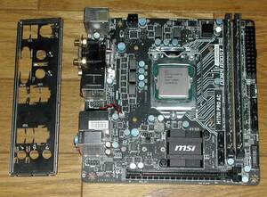 CPU メモリ付き　MSI　H170I PRO AC　LGA1151