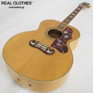 ★【難有り】Epiphone/エピフォン EJ 200 アコースティックギター/アコギ エレアコ仕様 同梱×/170