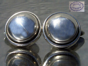 †GEORG JENSEN Harald Nielsen 44F Vintage Cuffs Denmark Silver925 ジョージ ジェンセン デンマーク ハラルドニールセン ヴィンテージ　