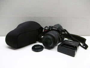 カメラ祭 ニコン 一眼レフカメラ D3200 18-55m 1:3.5-5.6G Nikon DX AF-S NIKKOR デジタルカメラ 通電・簡易作動確認済 中古品 長期保管品