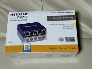 稀少未使用/未開封品●ネットギア/NETGEAR スイッチングハブ 5ポート 1G 金属筐体 アンマネージスイッチ GS105-500JPS