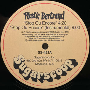 [12] Plastic Bertrand / Stop Ou Encore / Sugarscoop Records / SS-421 / Disco