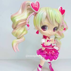 Qposket フレッシュプリキュア　キュアピーチ　フィギュア　リペイント