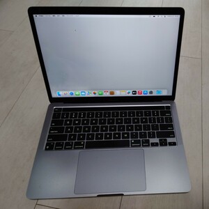 ジャンク品 MacBookPro 13inch M1 2020 メモリ16GB SSD512GB USキー　純正ACアダプタ付き