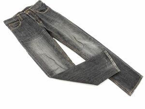 Wrangler ラングラー USED加工 デニムパンツ size28/グレー ■■ ☆ ded1 メンズ