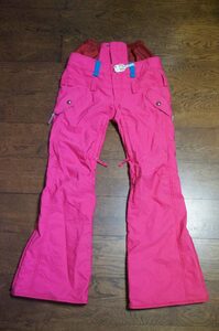 女性用 x-nix エクスニクス スノーボードパンツ XN1820B63 pink サイズS 9号*BURTONバートンREWM686ROXYFLAUNTKISSMARK