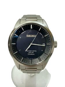 SEIKO◆ソーラー腕時計/アナログ/SLV/7B24-0BB0